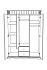 Armoire 2 ou 3 Portes Pirate Bleue