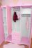 Armoire 3 portes Princesse rose