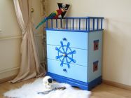 Commode Pirate Bleue