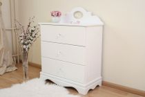 Commode Enfant Blanche Cristal