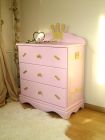 Commode Enfant Princesse Rose