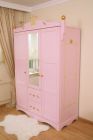 Armoire 3 portes Princesse rose