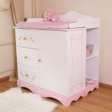 Table  langer Blanc-Rose Carrosse Royal