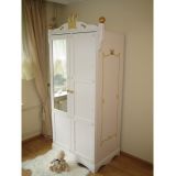 Armoire 2 Portes Princesse Blanche